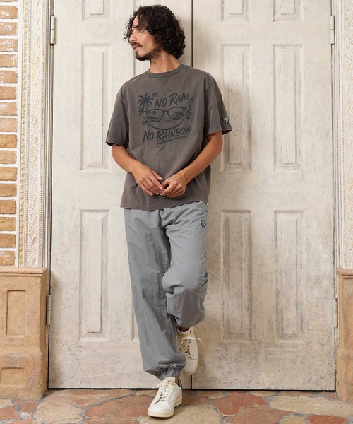 No Rain No Rainbow(ノーレインノーレインボー)の「mp15423- heartbeat print nylon pants ナイロンパンツ(NR26W-23)(その他パンツ・メンズ・ブラック/グレー/ネイビー・M/XL/L/S)」の12枚目の写真