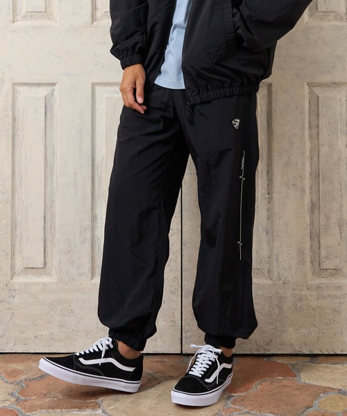 No Rain No Rainbow(ノーレインノーレインボー)の「mp15423- heartbeat print nylon pants ナイロンパンツ(NR26W-23)(その他パンツ・メンズ・ブラック/グレー/ネイビー・M/XL/L/S)」の17枚目の写真