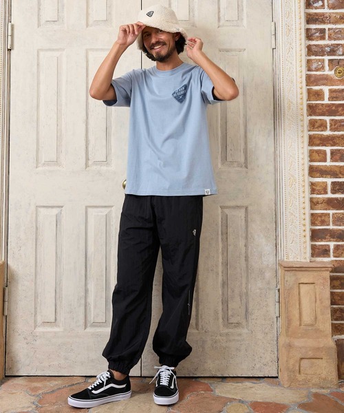 No Rain No Rainbow(ノーレインノーレインボー)の「mp15423- heartbeat print nylon pants ナイロンパンツ(NR26W-23)(その他パンツ・メンズ・ブラック/グレー/ネイビー・M/XL/L/S)」の18枚目の写真