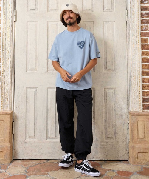 No Rain No Rainbow(ノーレインノーレインボー)の「mp15423- heartbeat print nylon pants ナイロンパンツ(NR26W-23)(その他パンツ・メンズ・ブラック/グレー/ネイビー・M/XL/L/S)」の19枚目の写真