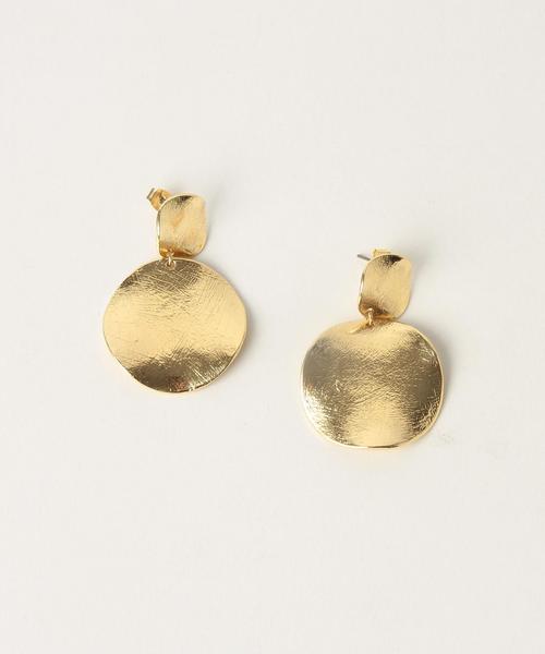 green label relaxing(グリーンレーベルリラクシング)の「KC Wサークルスウィング/ピアス(ピアス(両耳用)・レディース・ゴールド・FREE)」の1枚目の写真