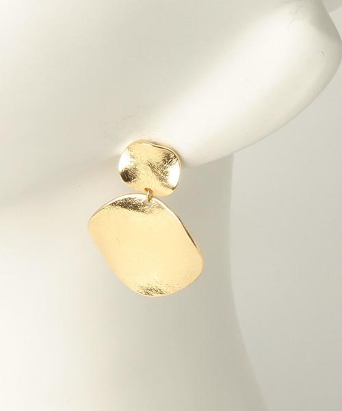 green label relaxing(グリーンレーベルリラクシング)の「KC Wサークルスウィング/ピアス(ピアス(両耳用)・レディース・ゴールド・FREE)」の4枚目の写真