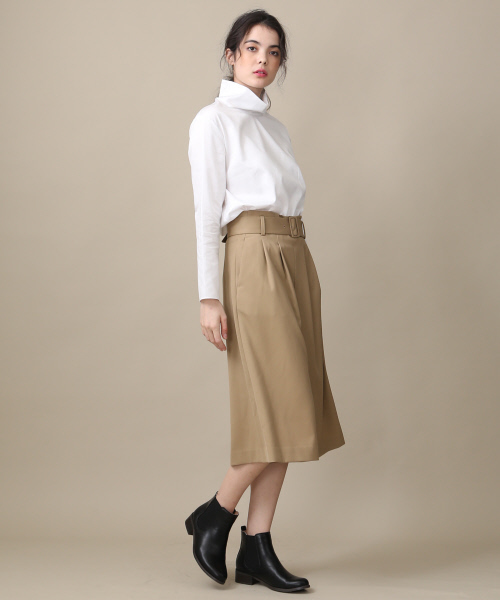 Abahouse Devinette（ドゥヴィネット）の「スイスコットンサテンブラウス（シャツ/ブラウス・レディース・カーキ/サックスブルー/ホワイト・2）」の8枚目の写真