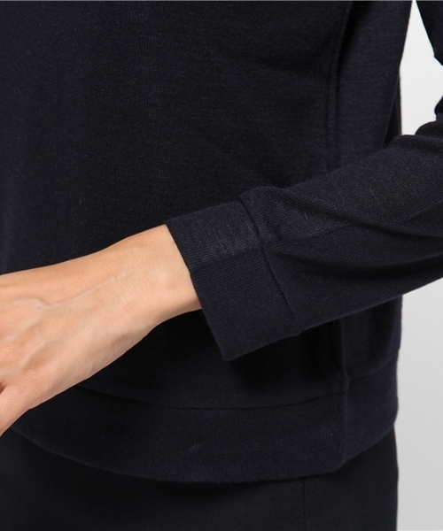 mystic（ミスティック）の「チュール切替プルオーバー（Tシャツ/カットソー・レディース・ネイビー/グレー/オフホワイト/キャメル/ブラック・ﾌﾘ-）」の14枚目の写真