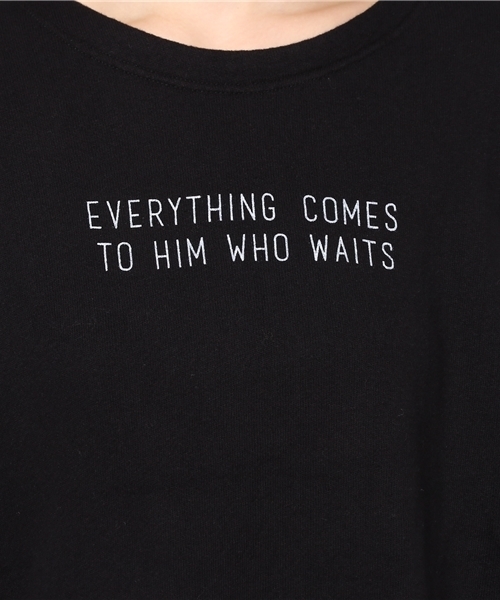 CUBE SUGAR（キューブシュガー）の「引き揃えガーゼ裏毛 ビッグワンピース（ワンピース・レディース・グレー/ナチュラル/ブラック/ベージュ・M）」の12枚目の写真