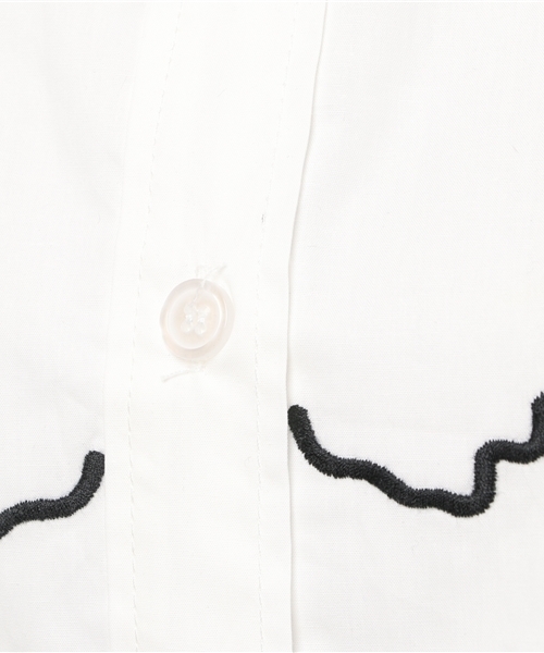 MERLOT（メルロー）の「音楽家の横顔ブラウス 5928（シャツ/ブラウス・レディース・ブラック/オフホワイト・FREE）」の9枚目の写真