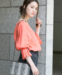 URBAN RESEARCH | UR リネンレーススリーブブラウス(シャツ/ブラウス)