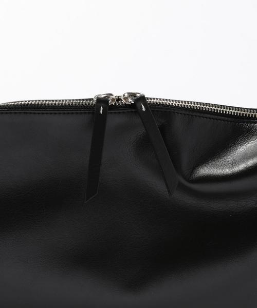 BEAUTY&YOUTH UNITED ARROWS（ビューティーアンドユースユナイテッドアローズ）の「【WEB限定】 by スムース エディターズバッグ（ショルダーバッグ・メンズ・ダークブラウン/ブラック・FREE）」の21枚目の写真