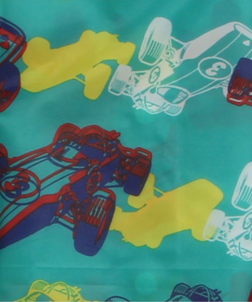 Ampersand（アンパサンド）の「車総柄プリントレインコート（レインコート/ポンチョ・キッズ・ブルー/エメラルド・100/120/110/130）」の15枚目の写真