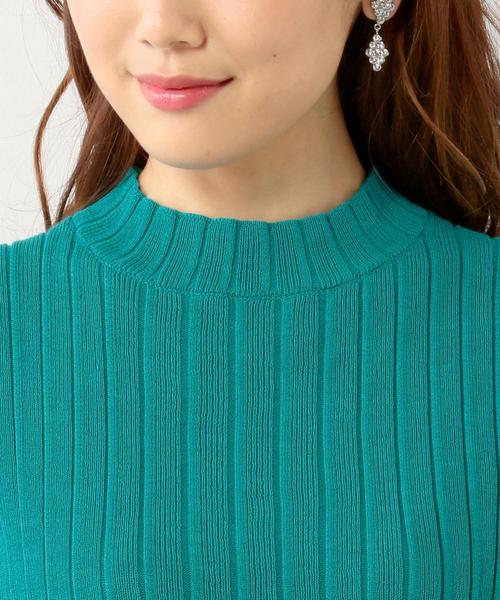 Jewel Changes(ジュエルチェンジズ)の「★JOC プリーツハイネック プルオーバー(ニット/セーター・レディース・ターコイズブルー/ブラック/ピンク/オフホワイト・フリ-)」の19枚目の写真