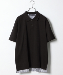 RAGEBLUE | フハク切り替えポロシャツ/761829(ポロシャツ)