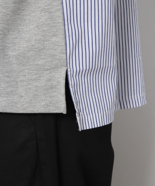 RAGEBLUE(レイジブルー)の「フハク切り替えポロシャツ/761829(ポロシャツ・メンズ・グレー/ネイビー/ホワイト/ブラック・LARGE/SMALL/MEDIUM)」の10枚目の写真