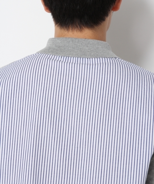 RAGEBLUE(レイジブルー)の「フハク切り替えポロシャツ/761829(ポロシャツ・メンズ・グレー/ネイビー/ホワイト/ブラック・LARGE/SMALL/MEDIUM)」の11枚目の写真