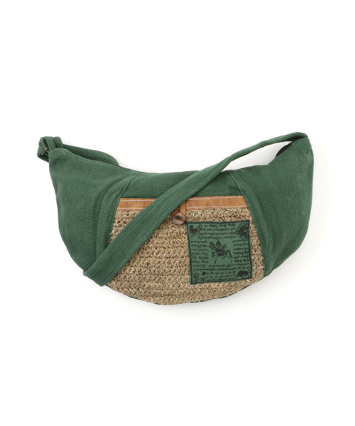 チャイハネ（チャイハネ）の「【チャイハネ】タルチョクレセントショルダーバッグ（ショルダーバッグ・メンズ・イエロー/ホワイト/レッド/グリーン/ブルー・FREE）」の12枚目の写真