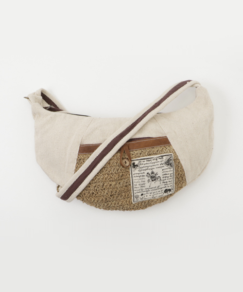 チャイハネ（チャイハネ）の「【チャイハネ】タルチョクレセントショルダーバッグ（ショルダーバッグ・メンズ・イエロー/ホワイト/レッド/グリーン/ブルー・FREE）」の11枚目の写真