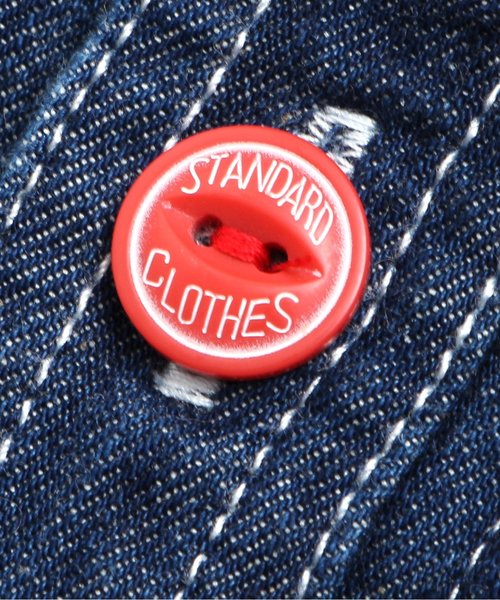 BREEZE(ブリーズ)の「2枚ポケットデニムシャツ(シャツ/ブラウス・キッズ・ブルー/ネイビー・80/90/95/100/110/120/130/140)」の4枚目の写真