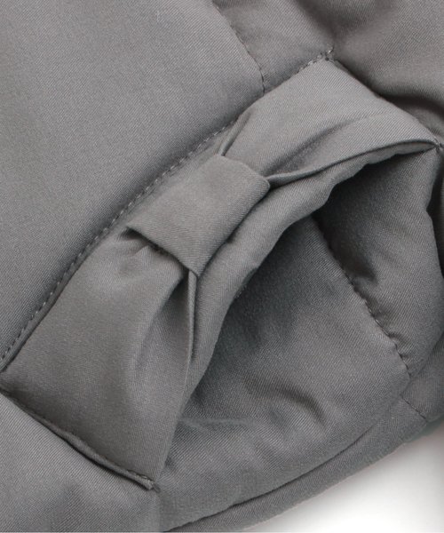 BREEZE（ブリーズ）の「中綿ふわふわジャケット（ダウンジャケット/コート・キッズ・ピンク/チャコール・100/110/120/130/140/80/90）」の12枚目の写真