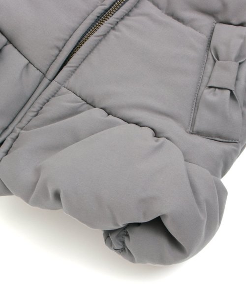 BREEZE（ブリーズ）の「中綿ふわふわジャケット（ダウンジャケット/コート・キッズ・ピンク/チャコール・100/110/120/130/140/80/90）」の13枚目の写真