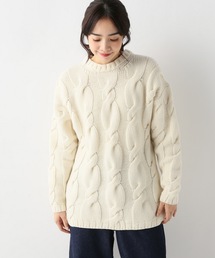 SLOBE IENA | PAOLA 3Gケーブルニット◆(ニット/セーター)