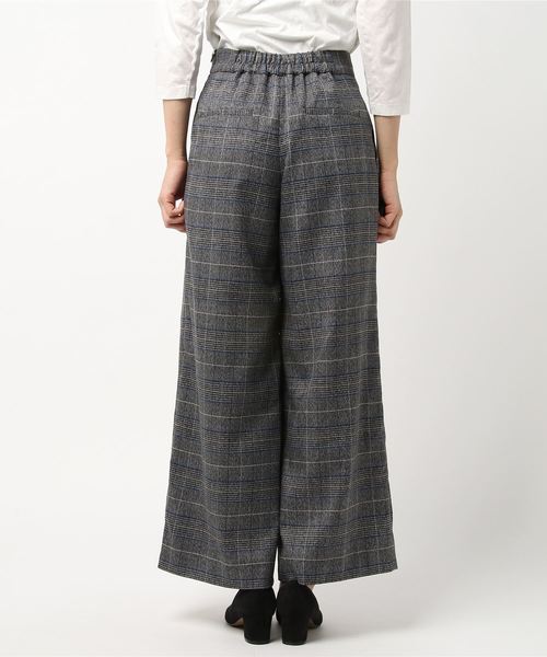 un dix cors（アンディコール）の「カラーラインチェックワイドパンツ（その他パンツ・レディース・レッド/ブルー・38/36）」の3枚目の写真
