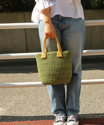 LBC | マニラ麻ころりんカラフルカゴバッグ(かごバッグ)