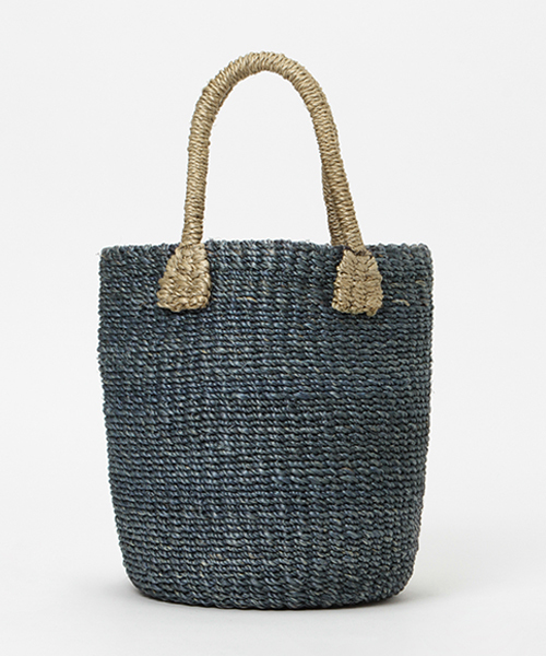 LBC(エルビーシー)の「マニラ麻ころりんカラフルカゴバッグ(かごバッグ・レディース・ダークブラウン/グリーン/ブルー/イエロー・FREE)」の5枚目の写真