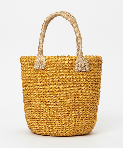 LBC(エルビーシー)の「マニラ麻ころりんカラフルカゴバッグ(かごバッグ・レディース・ダークブラウン/グリーン/ブルー/イエロー・FREE)」の7枚目の写真