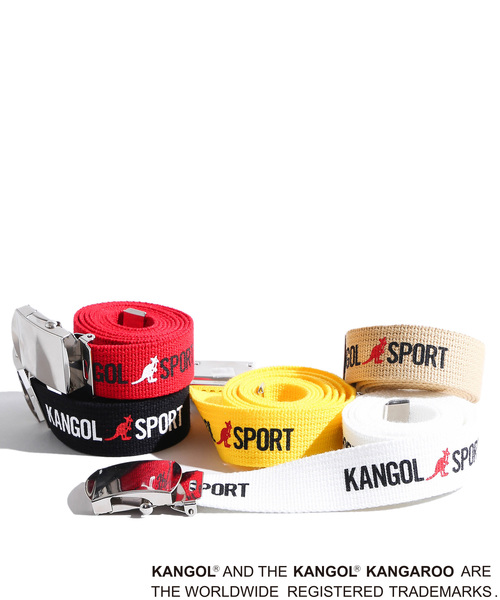 KANGOL（カンゴール）の「∴WEGO/KANGOL SPORT別注ガチャベルト（ベルト・メンズ・ホワイト/ブラック/ベージュ/レッド/イエロー・FREE）」の10枚目の写真
