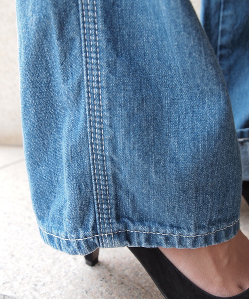 BEAUTY&YOUTH UNITED ARROWS（ビューティーアンドユースユナイテッドアローズ）の「BYBC ∵LEE別注デニムペインターパンツ（デニムパンツ・レディース・ネイビー・SMALL/MEDIUM/LARGE）」の8枚目の写真