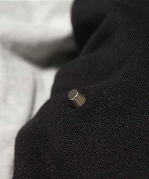 CUSTOM CULTURE（カスタムカルチャー）の「【REQUEST】　スタッズ　ジップアップスウェット（スウェット・メンズ・チャコールグレー/トップグレー/ブラック・3/2）」の11枚目の写真