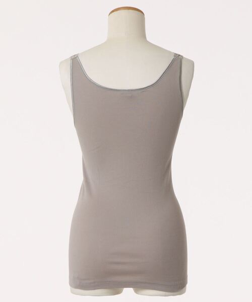 Tiara（ティアラ）の「Ott-Tricotフラワーレースタンクトップ（Tシャツ/カットソー・レディース・ブラック/ネイビー/ピンク/ラベンダー/グレー系その他/ホワイト×ネイビー/アクア/ホワイト/ホワイト×ブルー・FREE）」の13枚目の写真