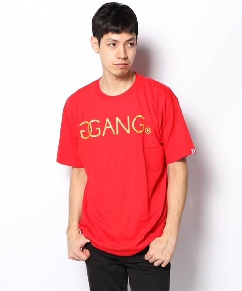 Manhattan Records(マンハッタン レコーズ)の「Gold Gang Collection / Gold Gang Tee(Tシャツ/カットソー・メンズ・レッド/ブラック・LARGE/SMALL/X-LARGE/MEDIUM)」の2枚目の写真