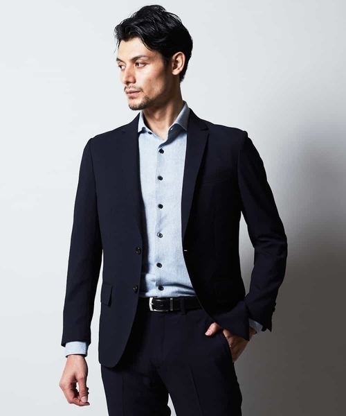 MICHEL KLEIN HOMME   （ミッシェルクランオム）の「シャツ（ハーリキンチェックラッセル）（シャツ/ブラウス・メンズ・ホワイト/ライトブルー・51/48/46）」の9枚目の写真