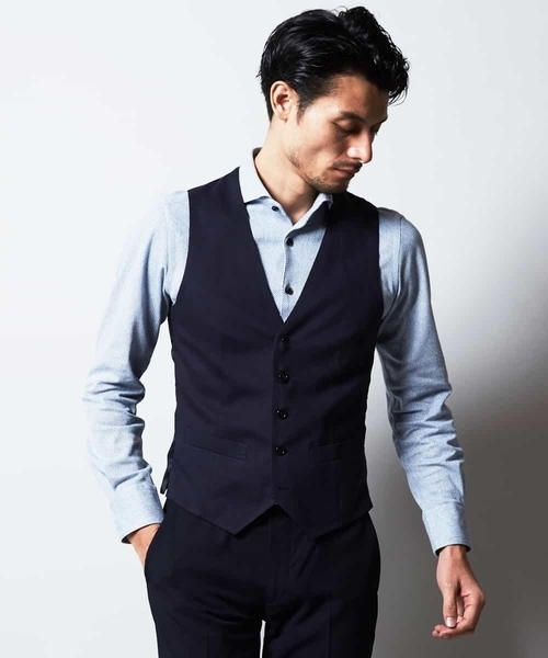 MICHEL KLEIN HOMME   （ミッシェルクランオム）の「シャツ（ハーリキンチェックラッセル）（シャツ/ブラウス・メンズ・ホワイト/ライトブルー・51/48/46）」の17枚目の写真