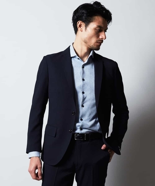 MICHEL KLEIN HOMME   （ミッシェルクランオム）の「シャツ（ハーリキンチェックラッセル）（シャツ/ブラウス・メンズ・ホワイト/ライトブルー・51/48/46）」の18枚目の写真