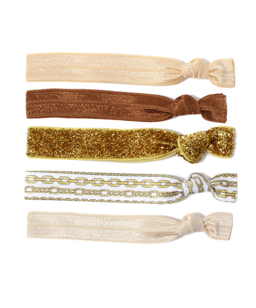 Nano Universe ナノユニバース の Kitsch ヘアタイ ゴールドミックス ヘアゴム Wear