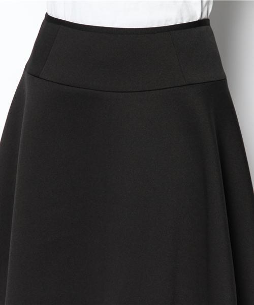 Demi-Luxe BEAMS（デミルクス ビームス）の「○Demi-Luxe BEAMS / ジャージーフレアスカート（スカート・レディース・オフホワイト/ブラック・36/38）」の5枚目の写真