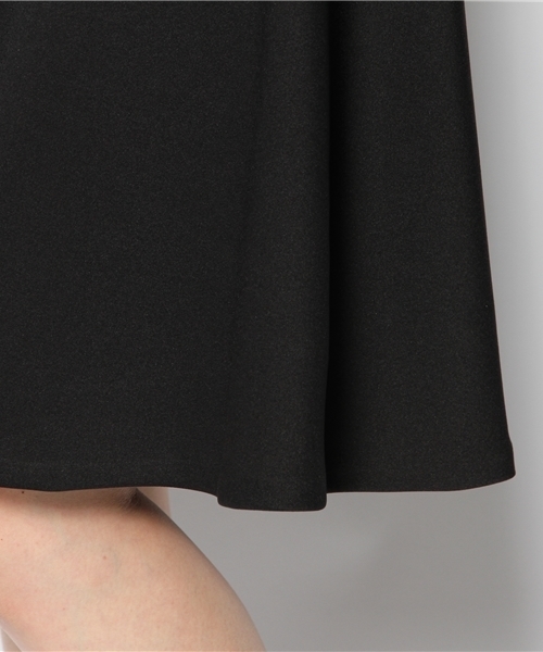 Demi-Luxe BEAMS（デミルクス ビームス）の「○Demi-Luxe BEAMS / ジャージーフレアスカート（スカート・レディース・オフホワイト/ブラック・36/38）」の7枚目の写真