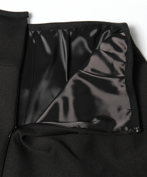 Demi-Luxe BEAMS（デミルクス ビームス）の「○Demi-Luxe BEAMS / ジャージーフレアスカート（スカート・レディース・オフホワイト/ブラック・36/38）」の8枚目の写真