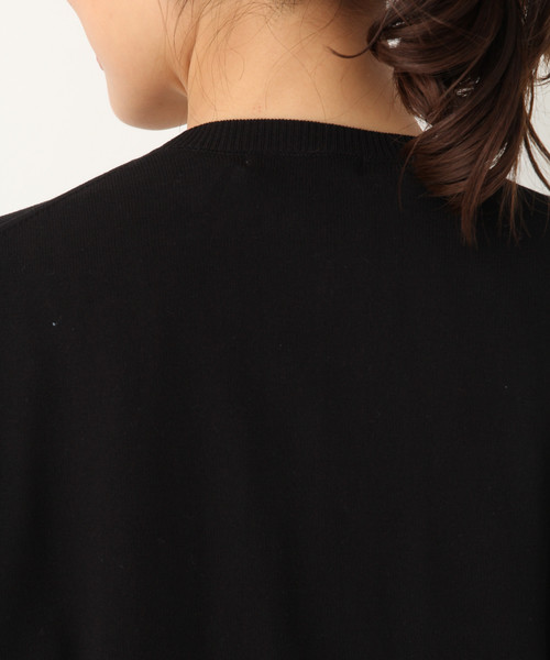 GLOBAL WORK（グローバルワーク）の「パールボタンカーディガン【UVケア】/832399（カーディガン/ボレロ・レディース・ブラック/ベージュ・MEDIUM/LARGE）」の13枚目の写真