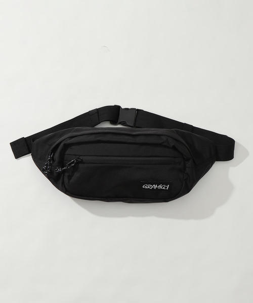 Gramicci（グラミチ）の「Gramicci(グラミチ)別注ナイロンボディバッグ（ボディバッグ/ウエストポーチ・メンズ・パープル/ブラック・FREE）」の3枚目の写真