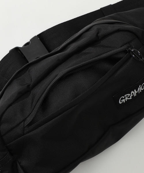 Gramicci（グラミチ）の「Gramicci(グラミチ)別注ナイロンボディバッグ（ボディバッグ/ウエストポーチ・メンズ・パープル/ブラック・FREE）」の6枚目の写真