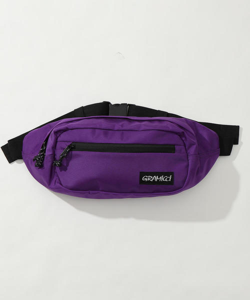 Gramicci（グラミチ）の「Gramicci(グラミチ)別注ナイロンボディバッグ（ボディバッグ/ウエストポーチ・メンズ・パープル/ブラック・FREE）」の10枚目の写真