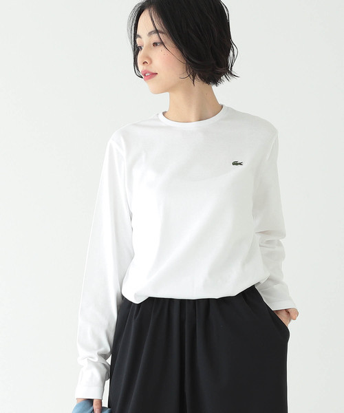 BEAMS BOY(ビームスボーイ)の「LACOSTE / ジャージー Tシャツ(Tシャツ/カットソー)」|ホワイト
