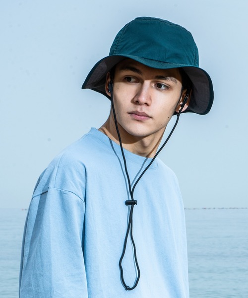 Ressaca(レサーカ)の「【UVケア/撥水加工】アドベンチャーサファリハット ワークキャップ(ハット・メンズ・ライトグレー/スカイブルー/ブラック/ダークグリーン/ベージュ/パープル/ネイビー/グレー/レッド/オフホワイト/カーキ/オレンジ/ブルー/ミント/ブルーグレー/ブラックミックス/グリーン系カモフラージュ/その他1/その他2/その他3/その他4/その他5/ブラック系その他/グレー系その他/グリーン系その他/ブルー系その他/レッド系その他/グレー系カモフラージュ/その他6/その他7/その他8/その他9/その他10/その他11/その他12/その他13/その他14/その他15/ロイヤルブルー/A/B/C/D/E/F/G/H/I/J/K/L/M/N/O/P/Q/R/S/T/ワイン/その他16/その他17/その他18/その他19/その他20/その他21/ブラック系その他2/グレー系その他2/ベージュ系その他2/グリーン系その他2/グリーン系その他3/ブルー系その他2/ブルー系その他3/ブルー系その他4/ベージュ系その他/キャメル/ホワイト系その他/カモフラージュ/グレー系その他3/レッド系その他2/ブルー系その他6/ブルー系その他7/ブルー系その他5/ブラック系その他3/グリーン系その他4/パープル系その他/ベージュ系その他3・FREE)」の20枚目の写真