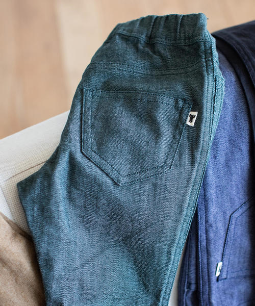 coen(コーエン)の「【coen キッズ / ジュニア】ストレッチイージースキニーパンツ19FW(100~150cm) 保育園/通学(その他パンツ・キッズ・コバルトブルー/ベージュ/ブラック/オリーブ・100/140/120/150/110/130)」の3枚目の写真