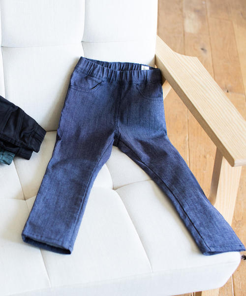 coen(コーエン)の「【coen キッズ / ジュニア】ストレッチイージースキニーパンツ19FW(100~150cm) 保育園/通学(その他パンツ・キッズ・コバルトブルー/ベージュ/ブラック/オリーブ・100/140/120/150/110/130)」の4枚目の写真