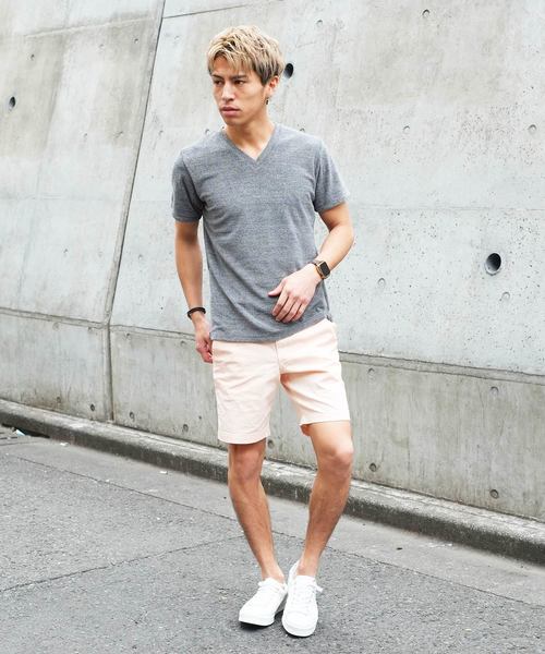 GOSTAR DE FUGA（ゴスタール ジフーガ）の「スラブパイル半袖Tシャツ/半袖カットソー（Tシャツ/カットソー・メンズ・ホワイト/ネイビー/ミックスグレー・M/L）」の6枚目の写真
