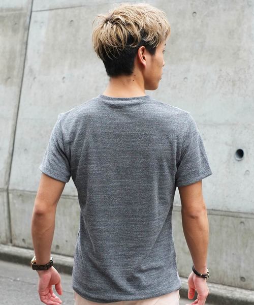 GOSTAR DE FUGA（ゴスタール ジフーガ）の「スラブパイル半袖Tシャツ/半袖カットソー（Tシャツ/カットソー・メンズ・ホワイト/ネイビー/ミックスグレー・M/L）」の11枚目の写真
