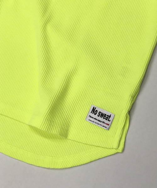 A.S.M(エーエスエム)の「【No Sweat.(ノースウェット.)×ADMIX_Japanコラボ】TCワッフル/ロング丈 タンクトップ(蛍光カラー)(タンクトップ・メンズ・クリアグリーン/クリアイエロー/オレンジ/ホワイト/ブラック/グレー・48/50)」の14枚目の写真